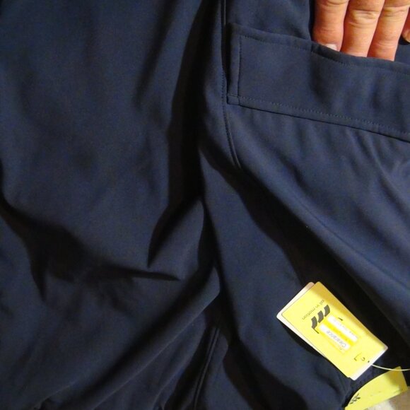 All In Motion Mens Nylon Thin Stretch Jogger Pants Utility Pockets Navy Blue XXL - Picture 10 of 11